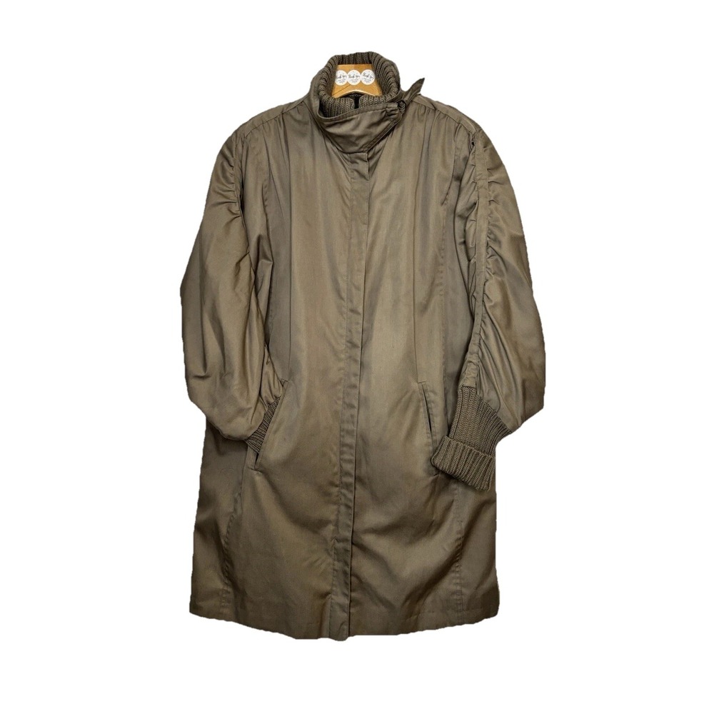 Vintage 80's Fox Run Two Jacket Coat Tan XL/2X* Batwing Sleeve Rib Cuff Collar